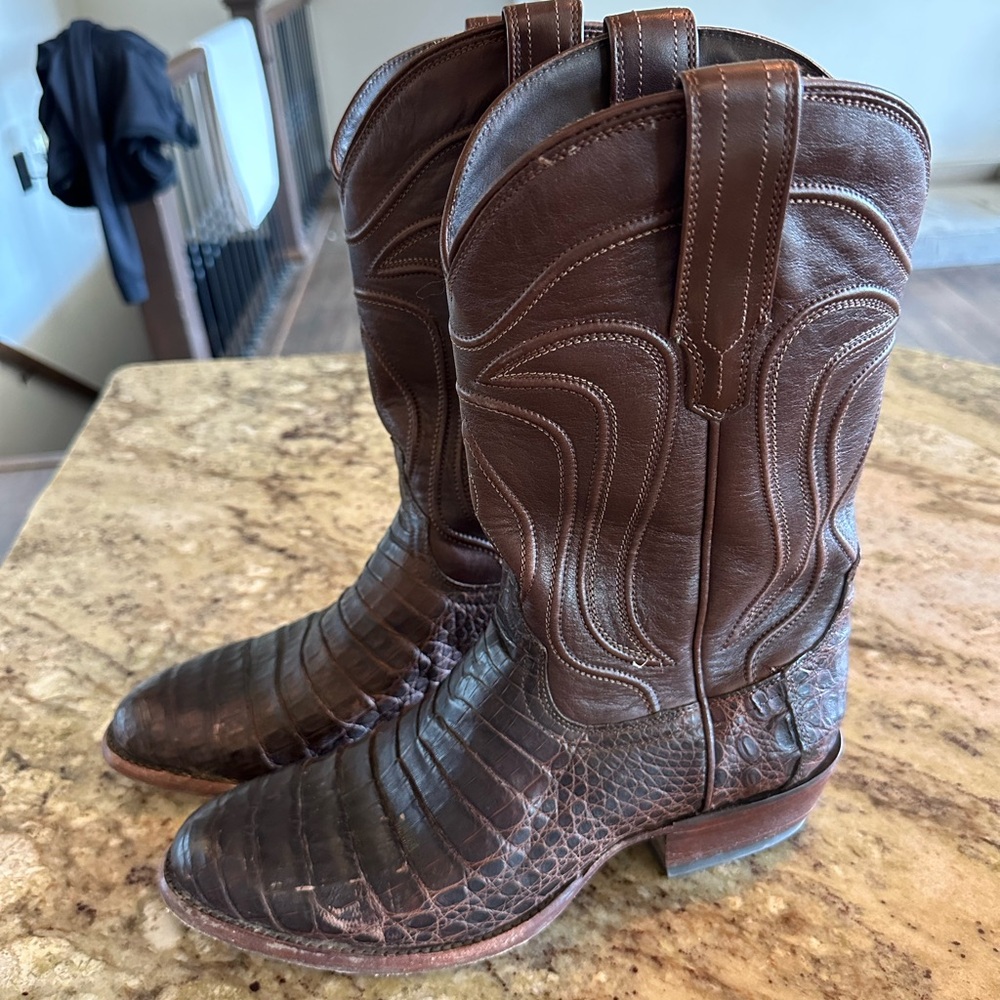 Tecovas Caiman Brown Boots